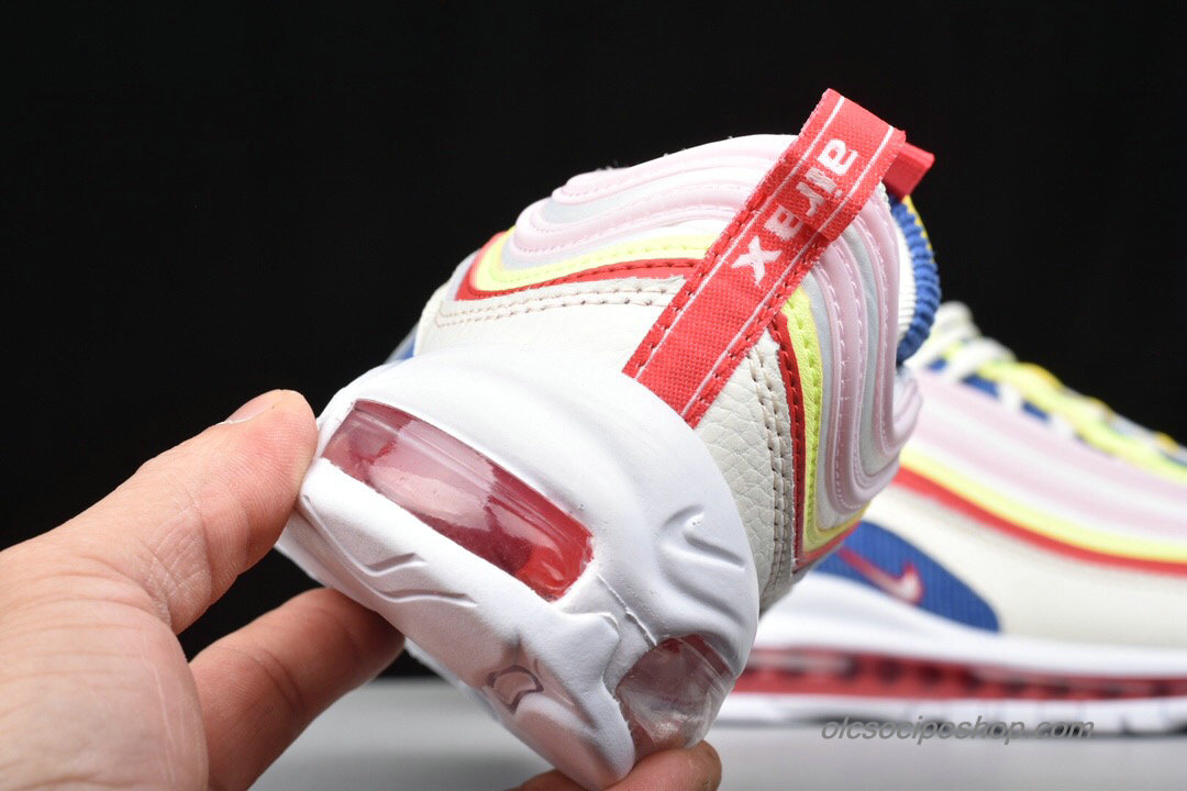 Női Nike Air Max 97 Rózsaszín/Piros/Kék Cipők - Kattintásra bezárul