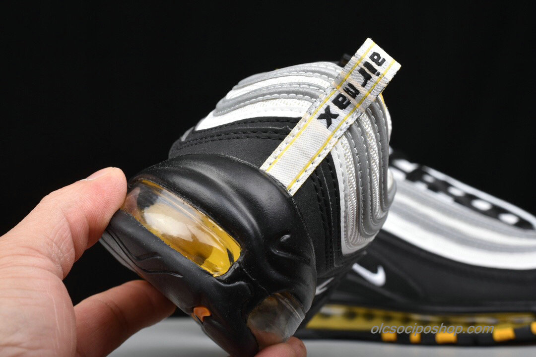 Nike Air Max 97 Fehér/Fekete/Sárga Cipők - Kattintásra bezárul