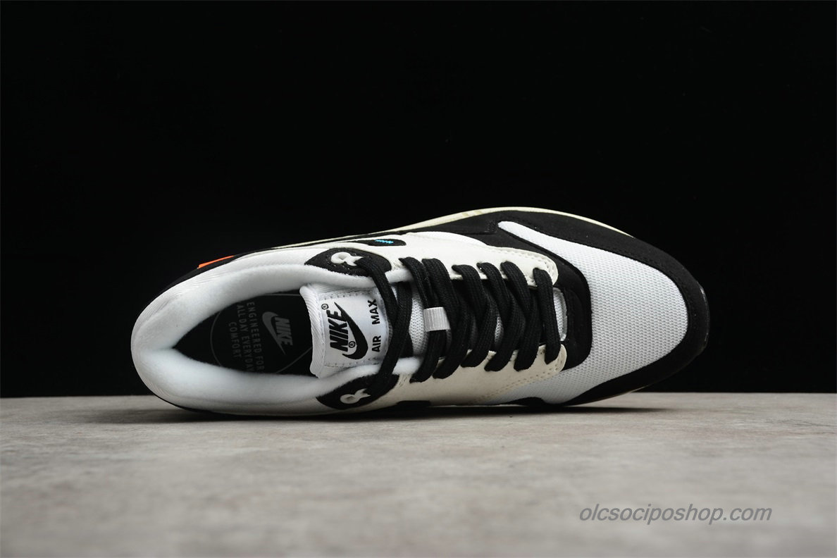 Off-White Nike Air Max 1 Fehér/Fekete Cipők (AJ9986-109) - Kattintásra bezárul