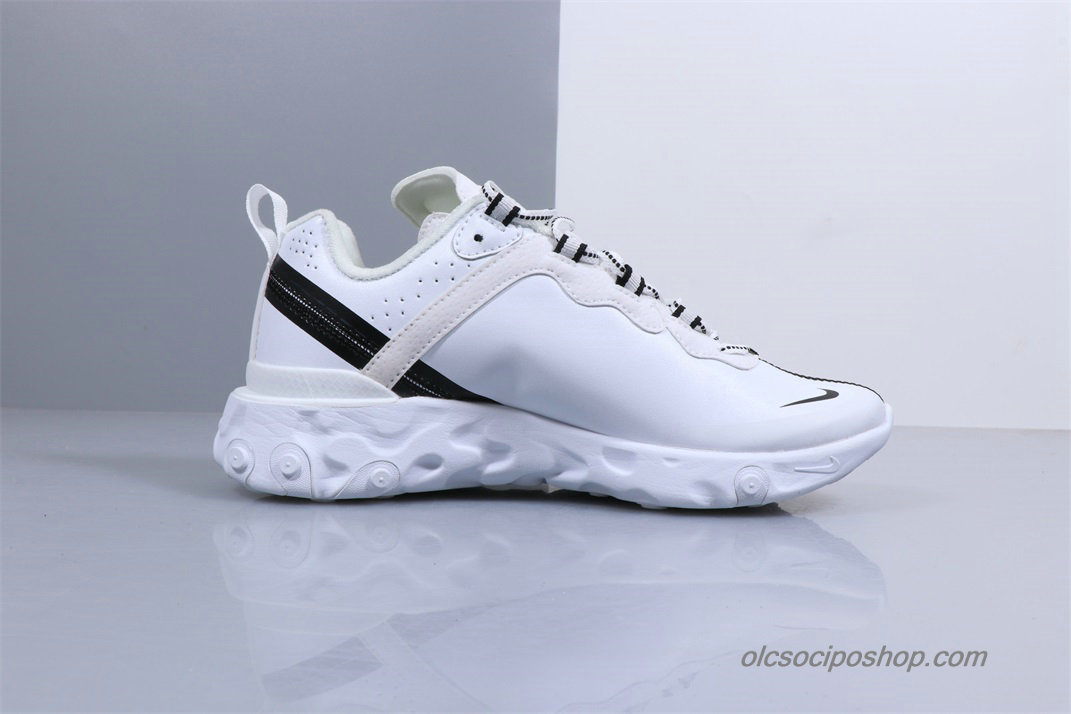 Férfi Undercover Off-White x Nike React Element 87 Fehér/Fekete Cipők (BQ6166-001) - Kattintásra bezárul