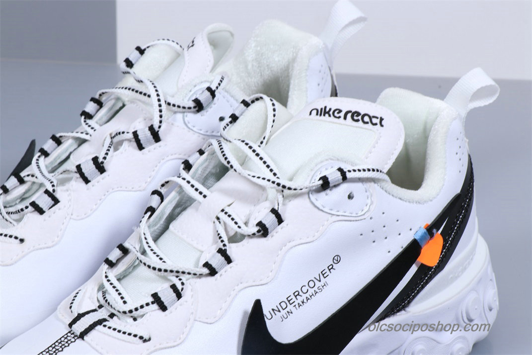 Férfi Undercover Off-White x Nike React Element 87 Fehér/Fekete Cipők (BQ6166-001) - Kattintásra bezárul