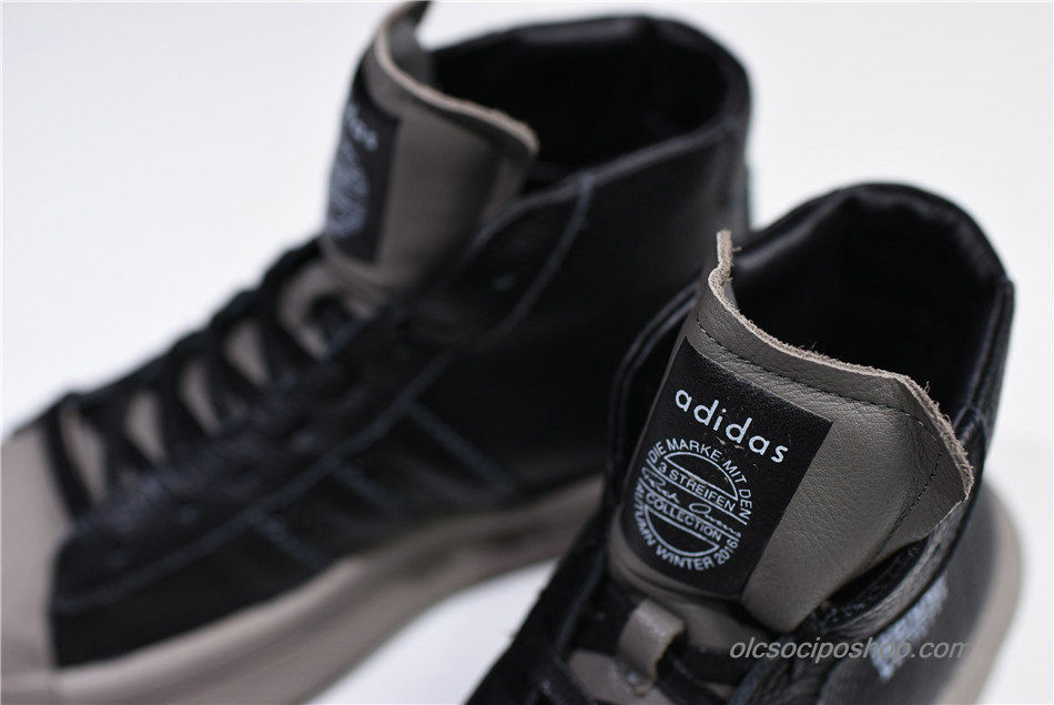 Adidas Mastodon Pro Model Ro Pearl High Fekete/Szürke Cipők - Kattintásra bezárul