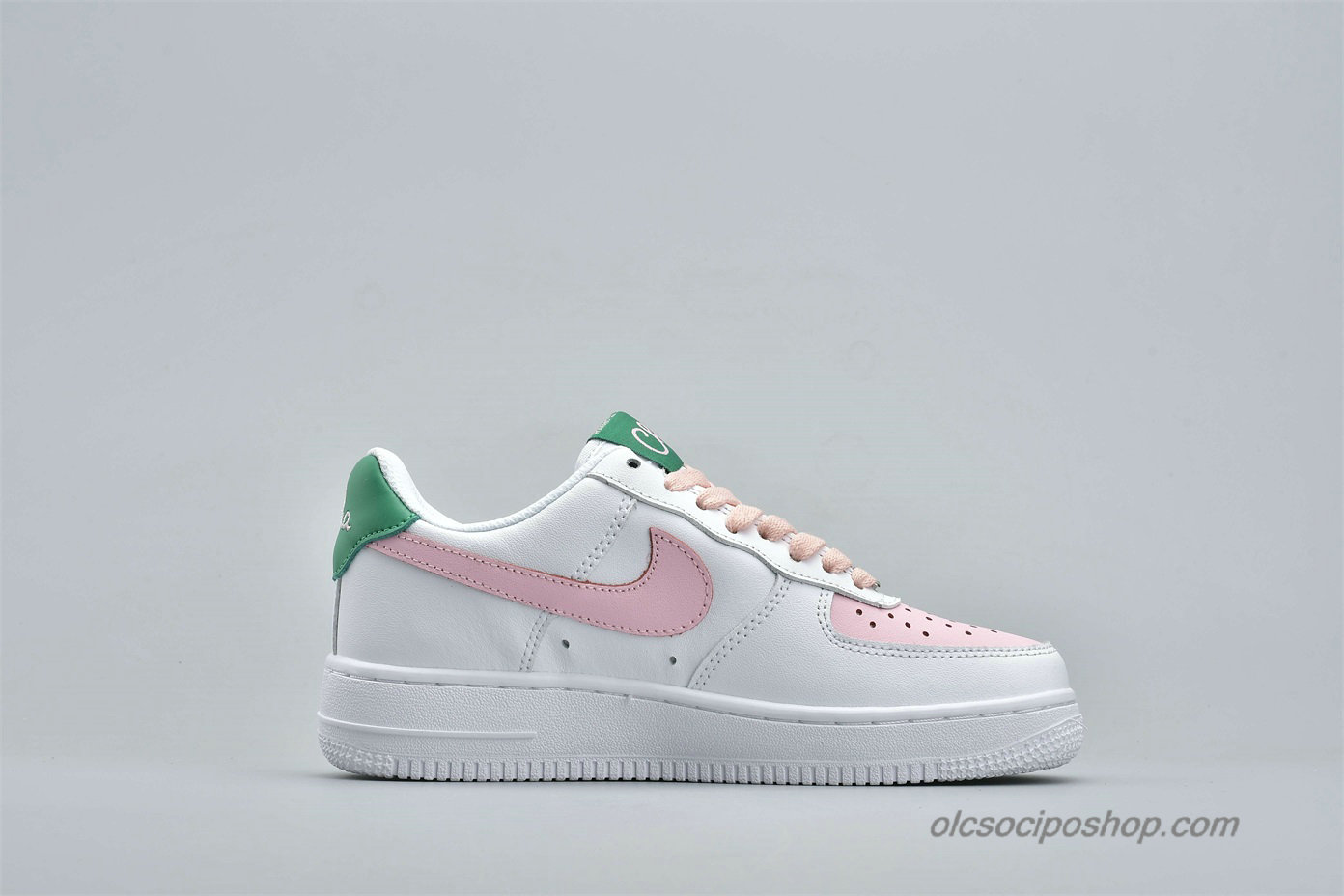 Női The 10 Nike Air Force 1 Low Fehér/Rózsaszín/Zöld Cipők (314219-130) - Kattintásra bezárul