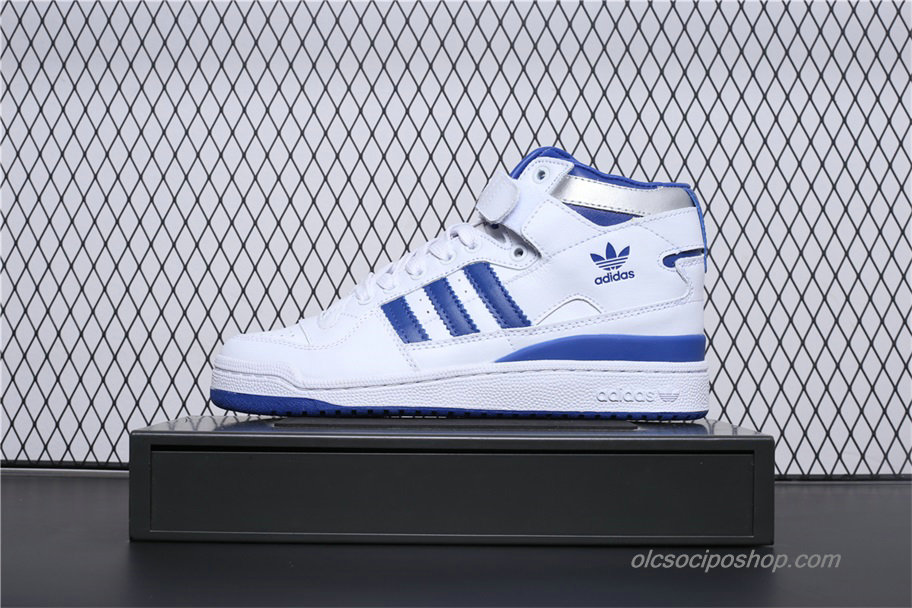 Adidas Forum Mid Fehér/Kék Cipők (F37830)