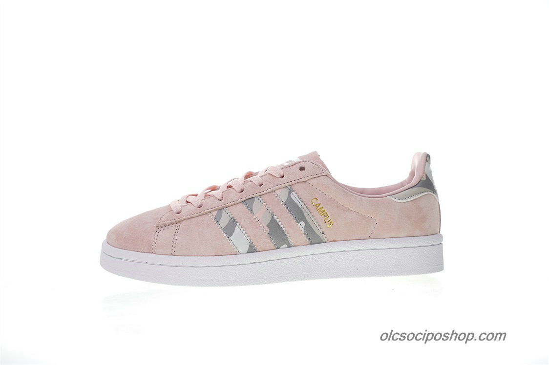 Női Adidas Campus 80S Suede Rózsaszín/Álcázás Cipők (B37940)