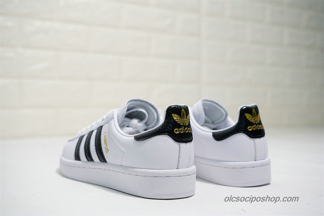 Adidas Campus 80S Leather Fekete/Fehér Cipők (CQ2073)