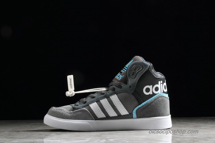 Női Adidas Extaball Szürke/Fehér/Fekete/Kék Cipők (S75001)