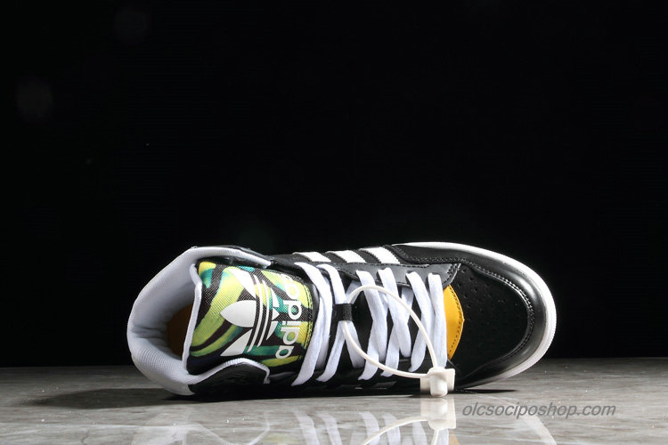 Adidas Extaball Fekete/Fehér/Sárga/Zöld Cipők (M20867)