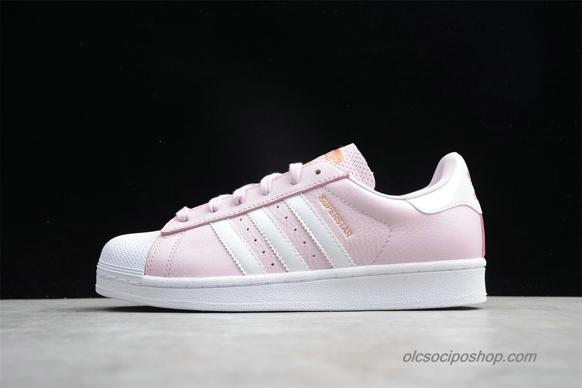 Női Adidas Superstar Fehér/Rózsaszín/Arany Cipők (AC7077)