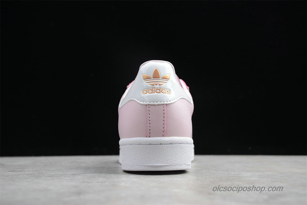 Női Adidas Superstar Fehér/Rózsaszín/Arany Cipők (AC7077)