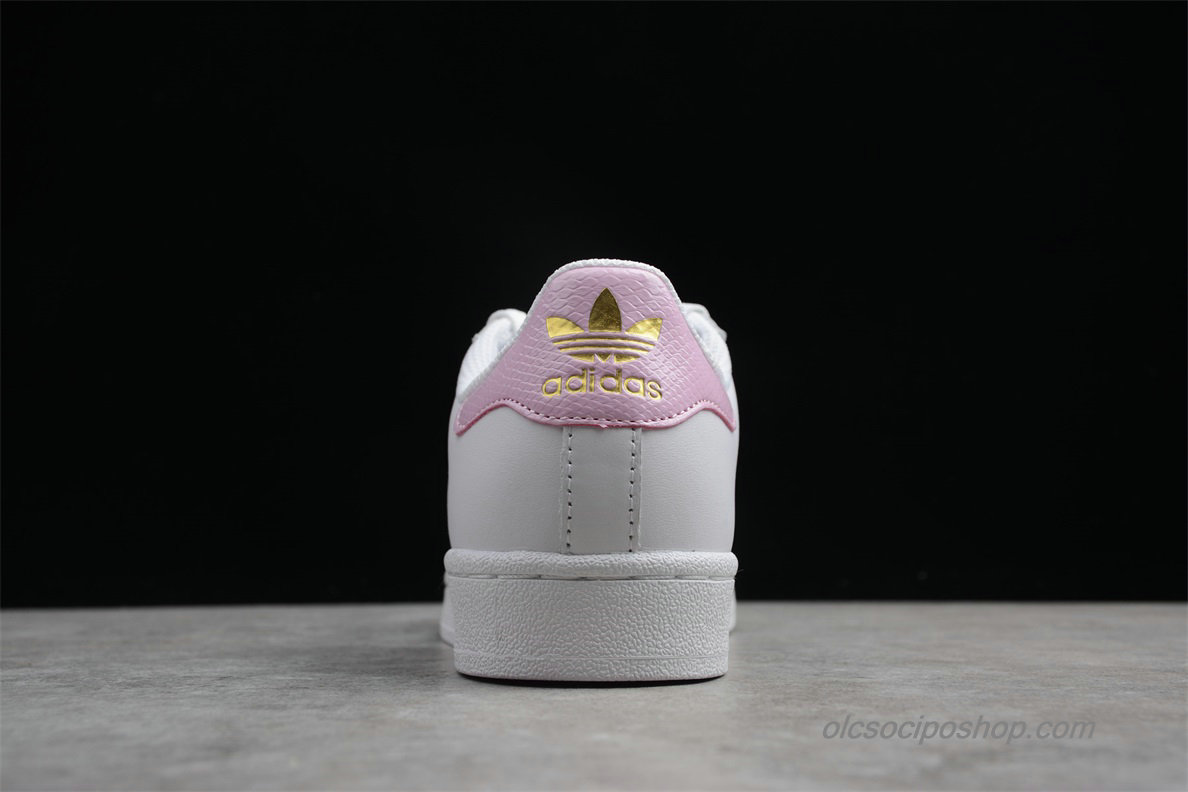 Női Adidas Superstar Fehér/Rózsaszín/Arany Cipők (CQ1888)