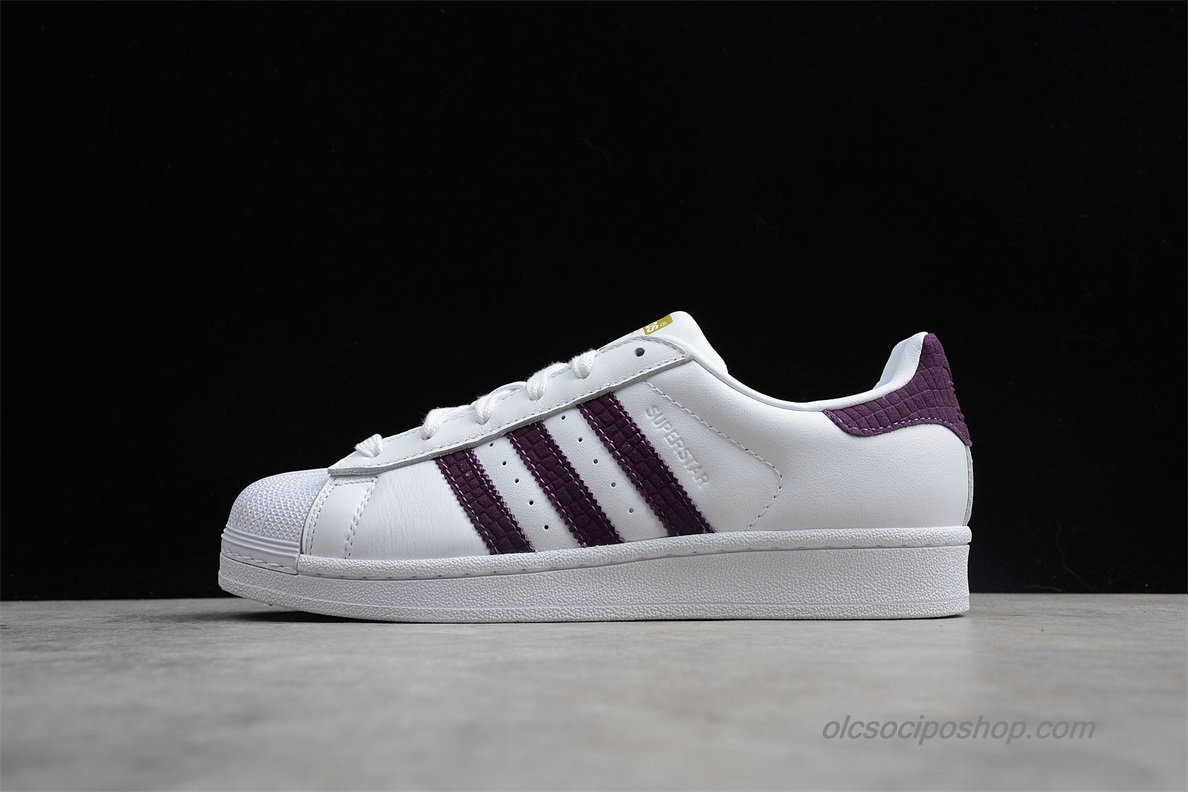 Női Adidas Superstar Fehér/Bordeaux Cipők (DA9104)