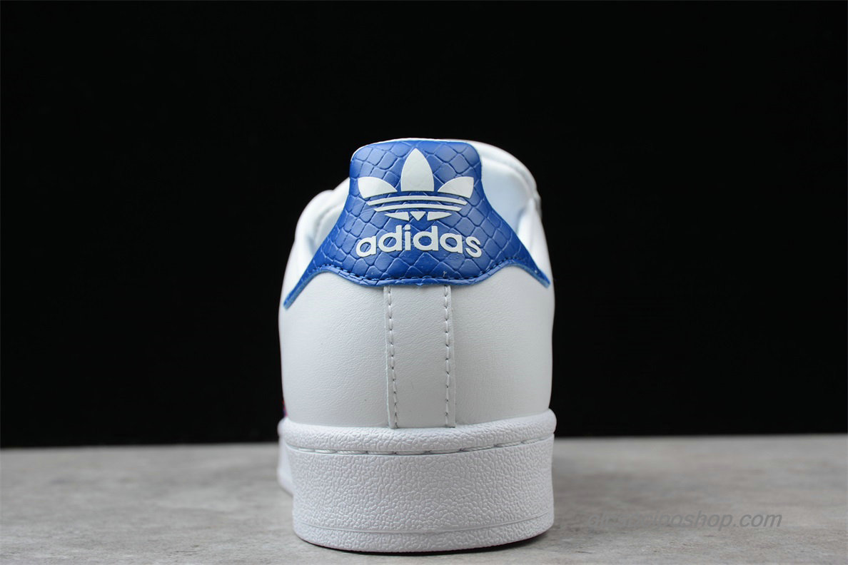 Adidas Superstar Fehér/Kék/Narancs Cipők (B34310)