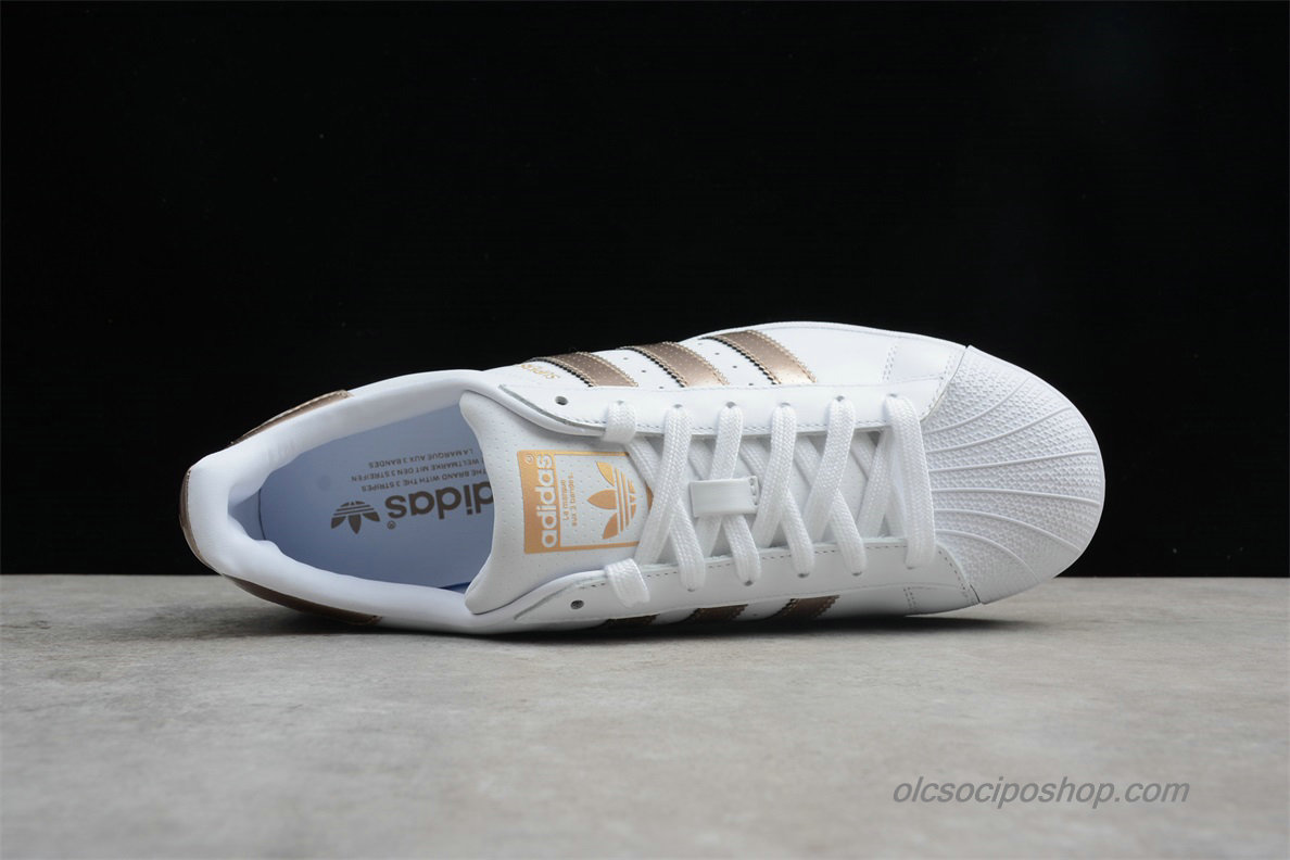 Adidas Superstar Fehér/Arany Cipők (BB1428)