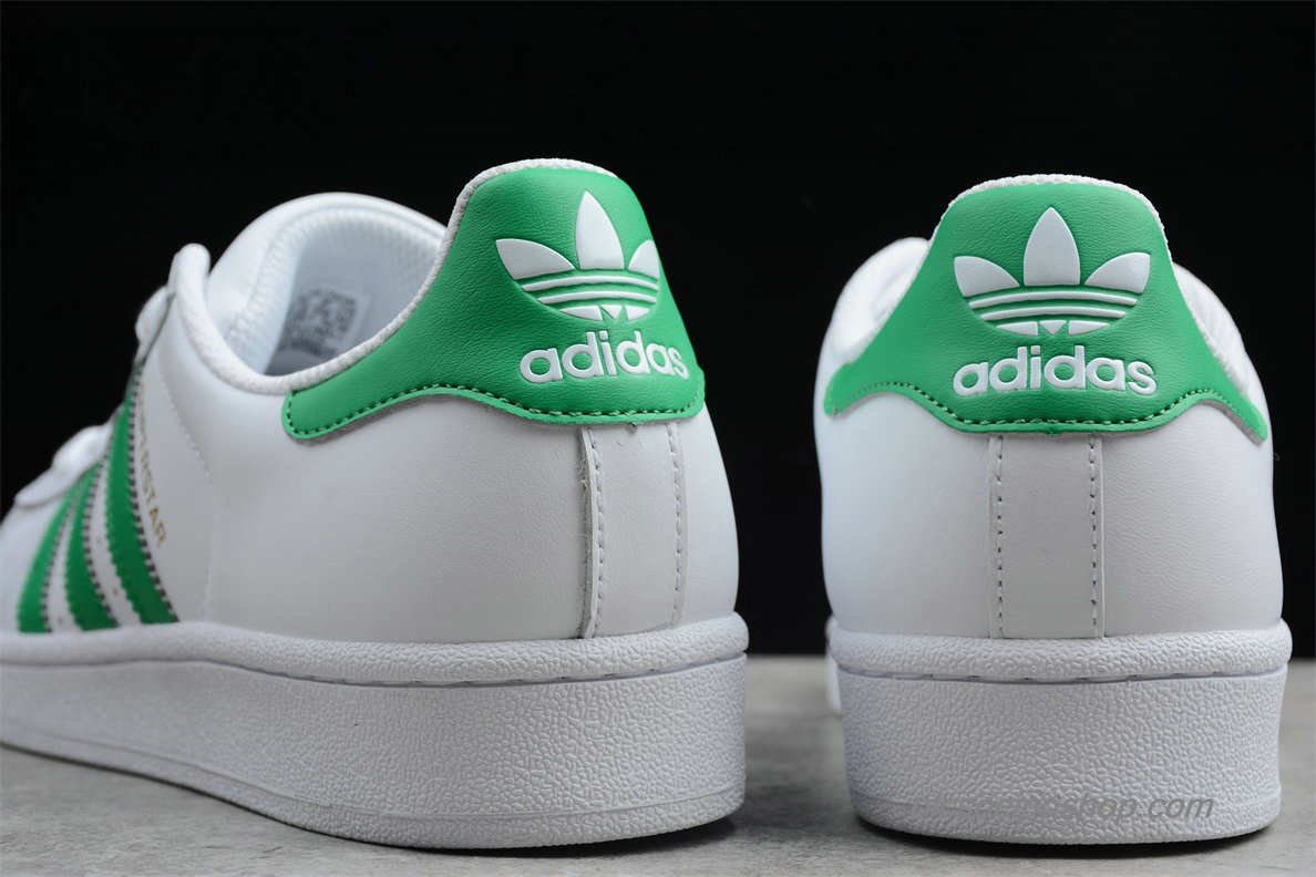 Adidas Superstar Fehér/Zöld Cipők (BY3722)