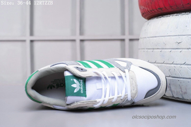 Férfi Adidas ZX750 Suede Szürke/Fehér/Zöld Cipők