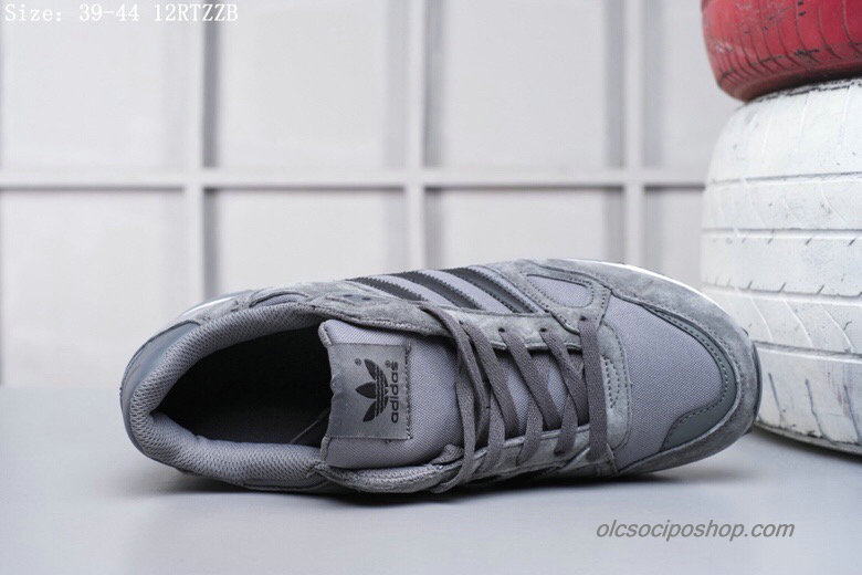 Férfi Adidas ZX750 Suede Szürke/Fekete/Fehér Cipők