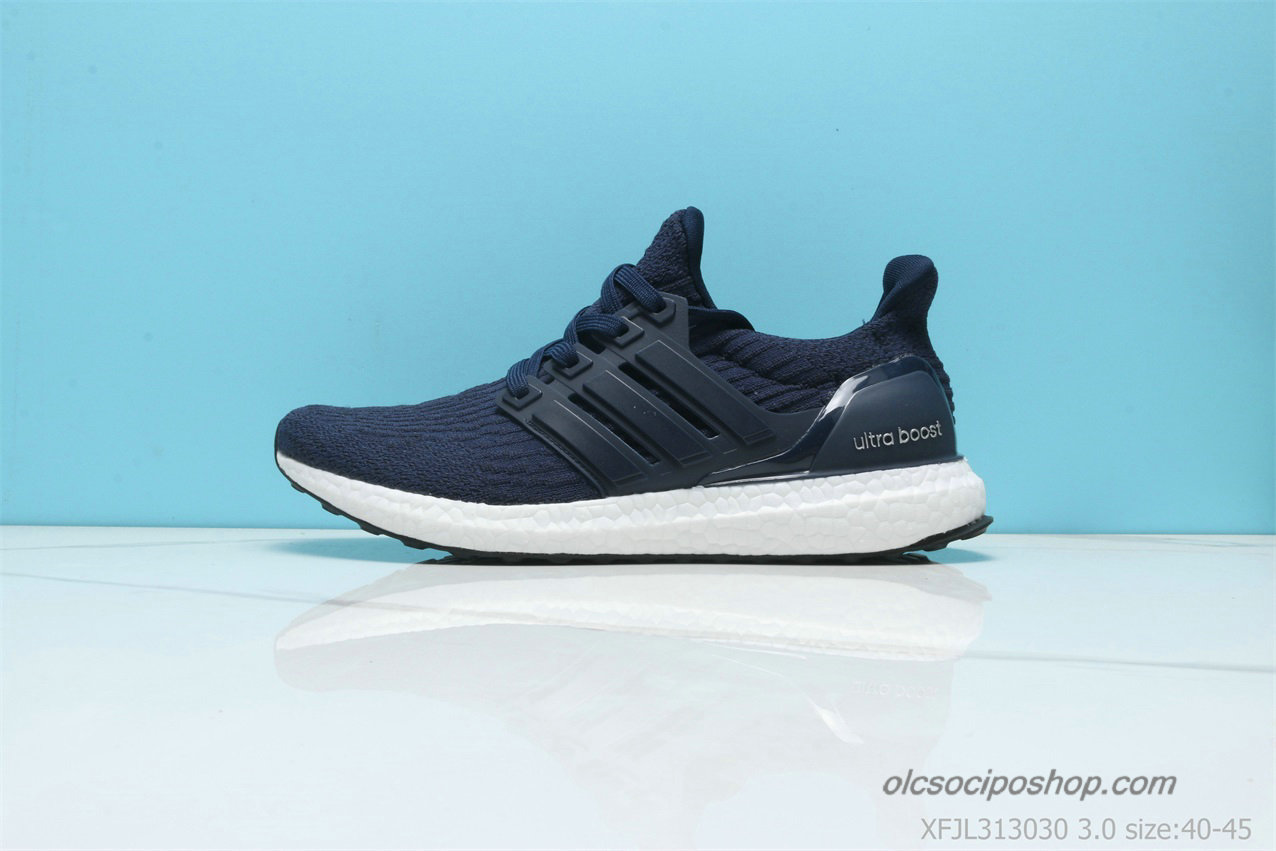 Férfi Adidas Ultra Boost 3.0 Sötétkék/Fehér Cipők