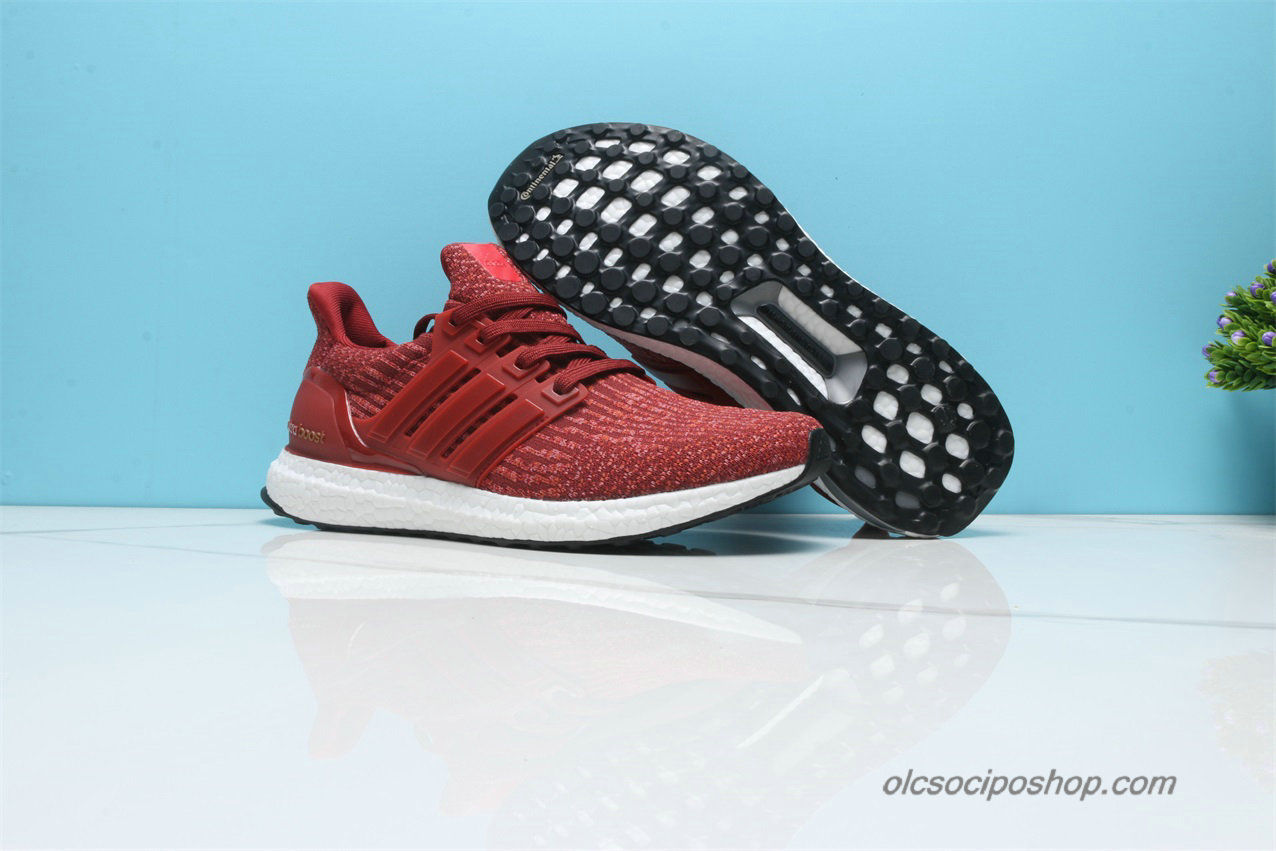 Férfi Adidas Ultra Boost 3.0 Piros/Fehér Cipők