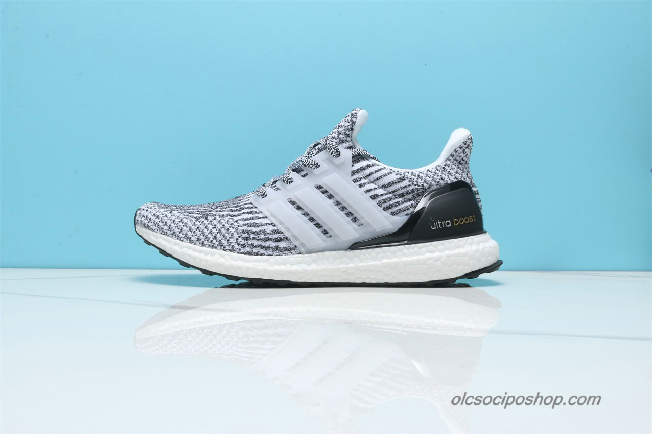 Férfi Adidas Ultra Boost 3.0 Fehér/Fekete/Szürke Cipők (EE3733)