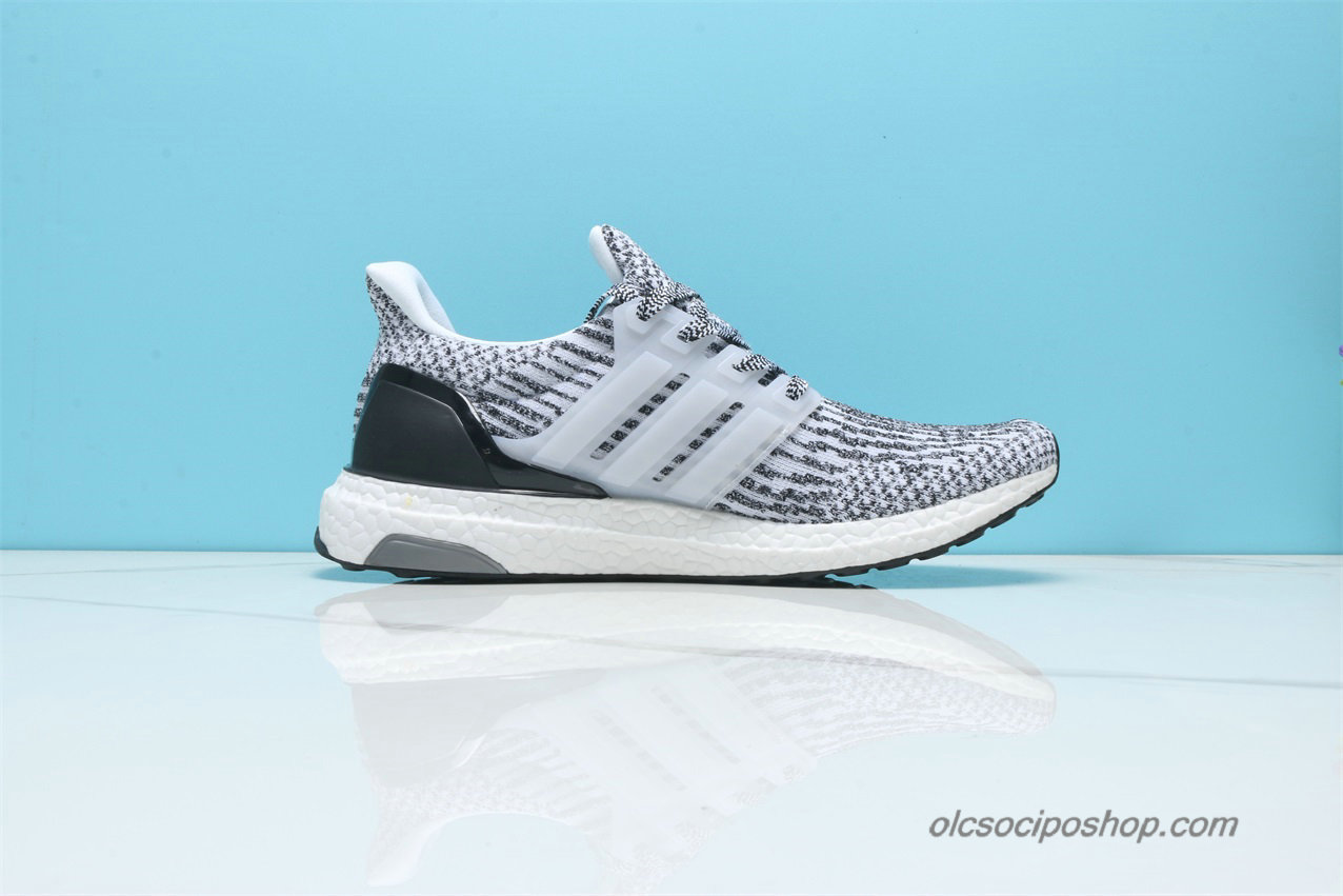 Férfi Adidas Ultra Boost 3.0 Fehér/Fekete/Szürke Cipők (EE3733)