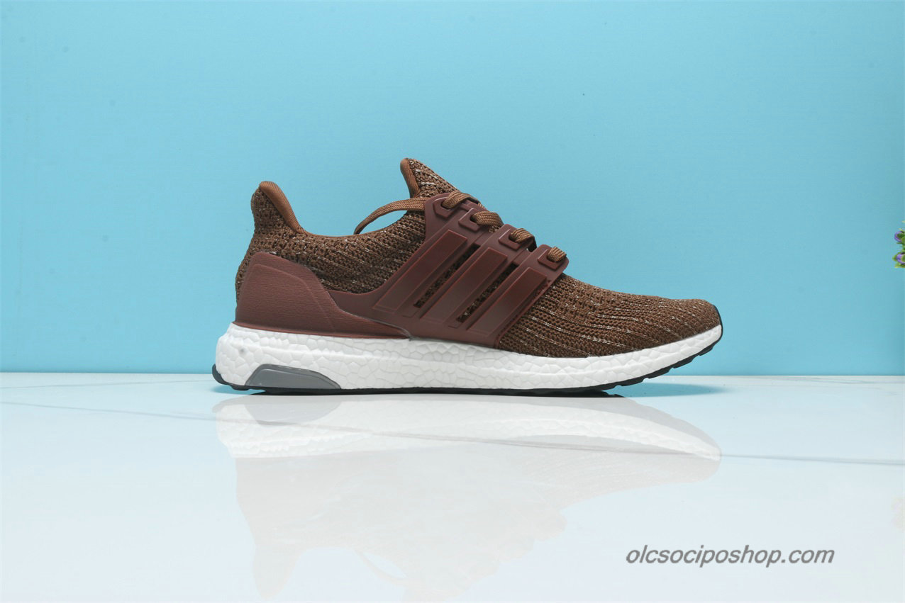 Férfi Adidas Ultra Boost 4.0 Kávé/Bordeaux/Fehér Cipők