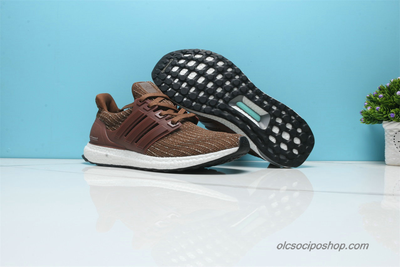 Férfi Adidas Ultra Boost 4.0 Kávé/Bordeaux/Fehér Cipők