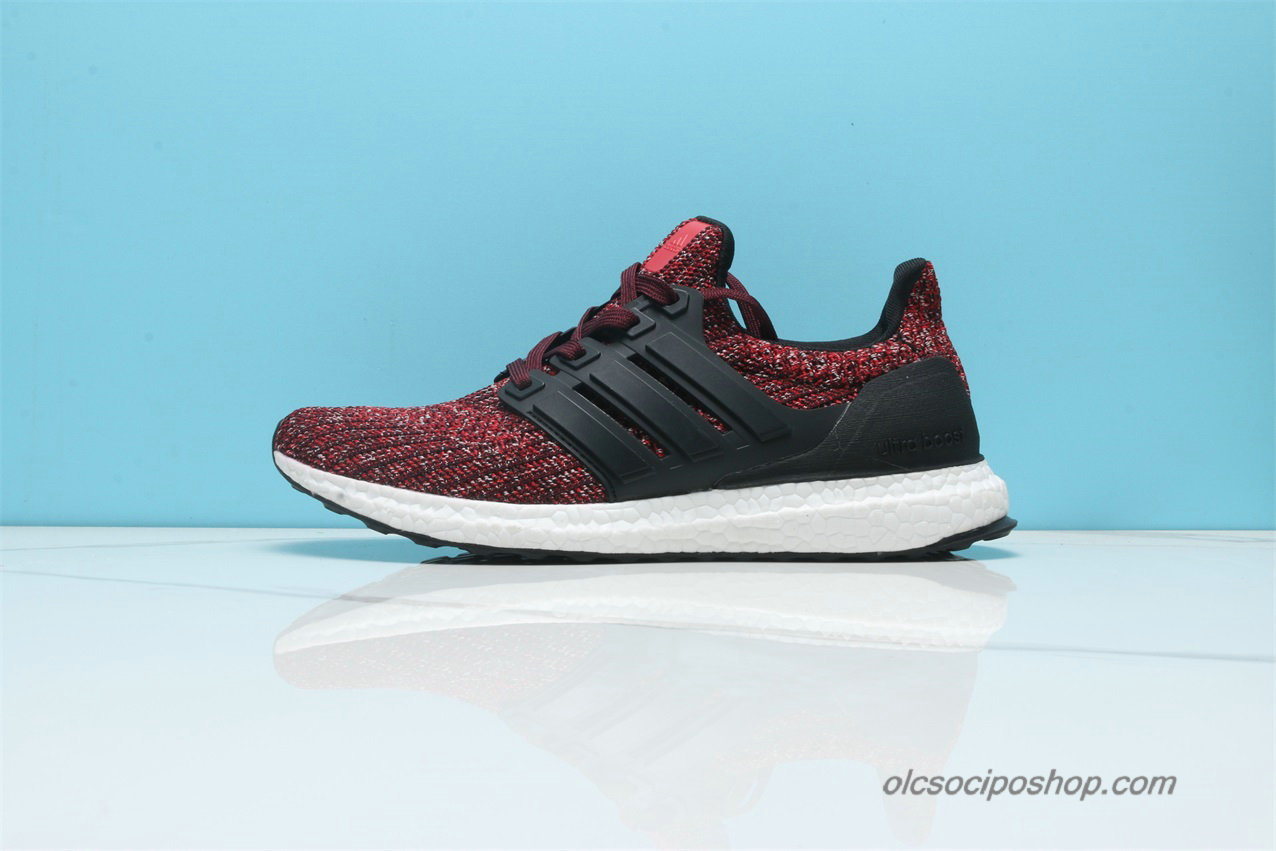 Férfi Adidas Ultra Boost 4.0 Piros /Fekete/Fehér Cipők