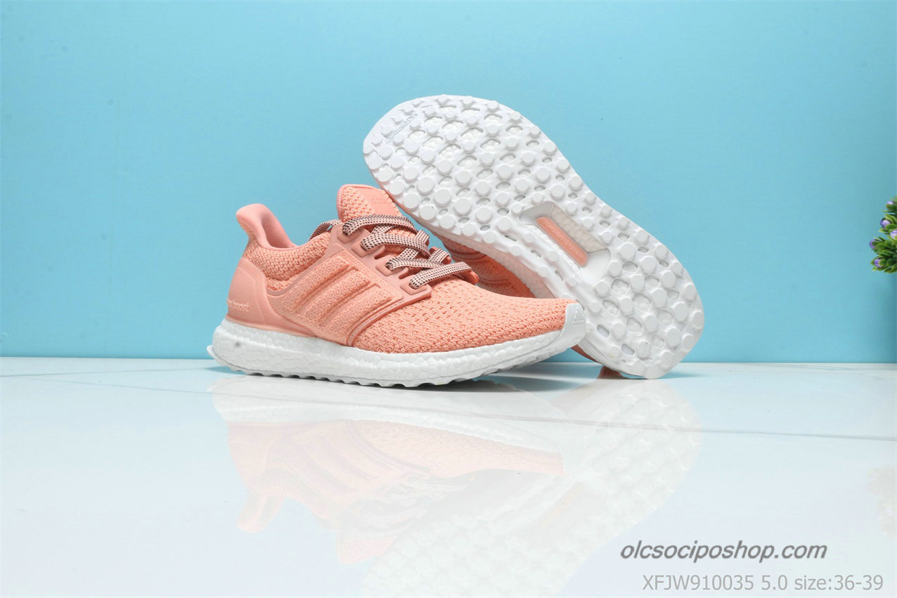 Női Adidas Ultra Boost Clima Narancs/Fehér Cipők (BY8888)