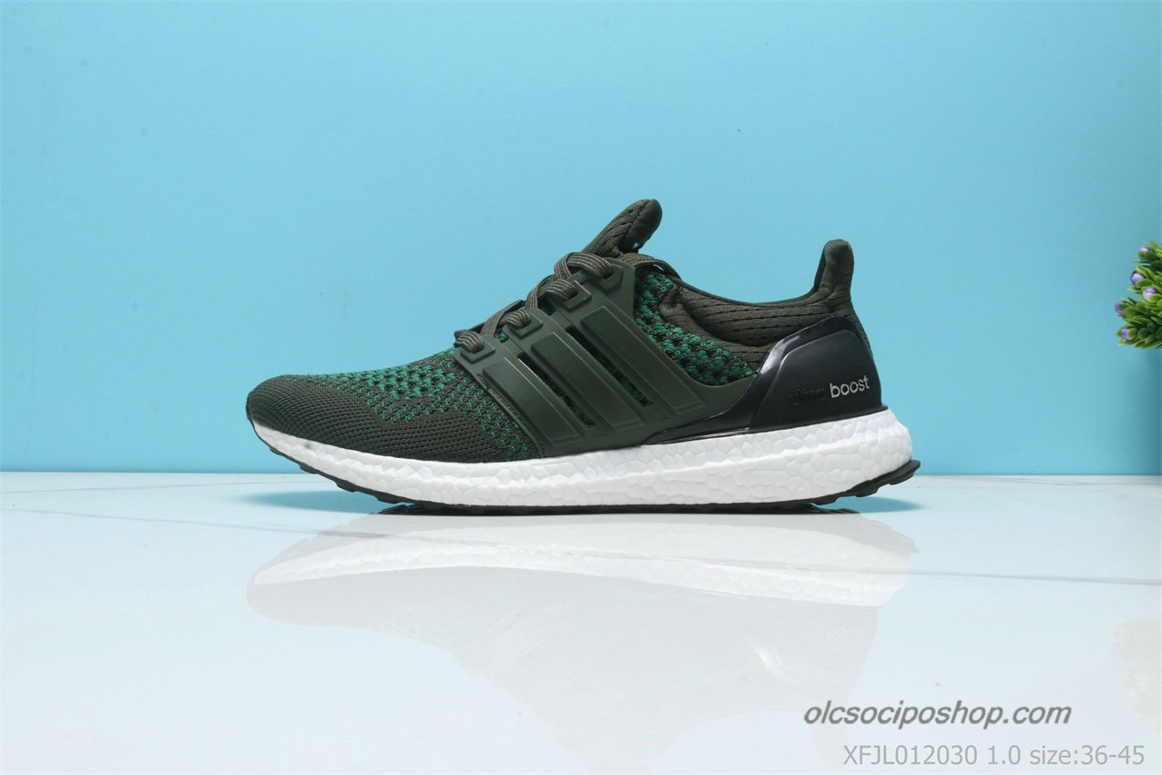 Adidas Ultra Boost Olajbogyó/Zöld/Fekete Cipők