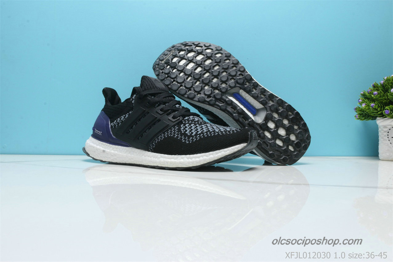 Adidas Ultra Boost Fekete/Szürke/Kék Cipők (G28319)