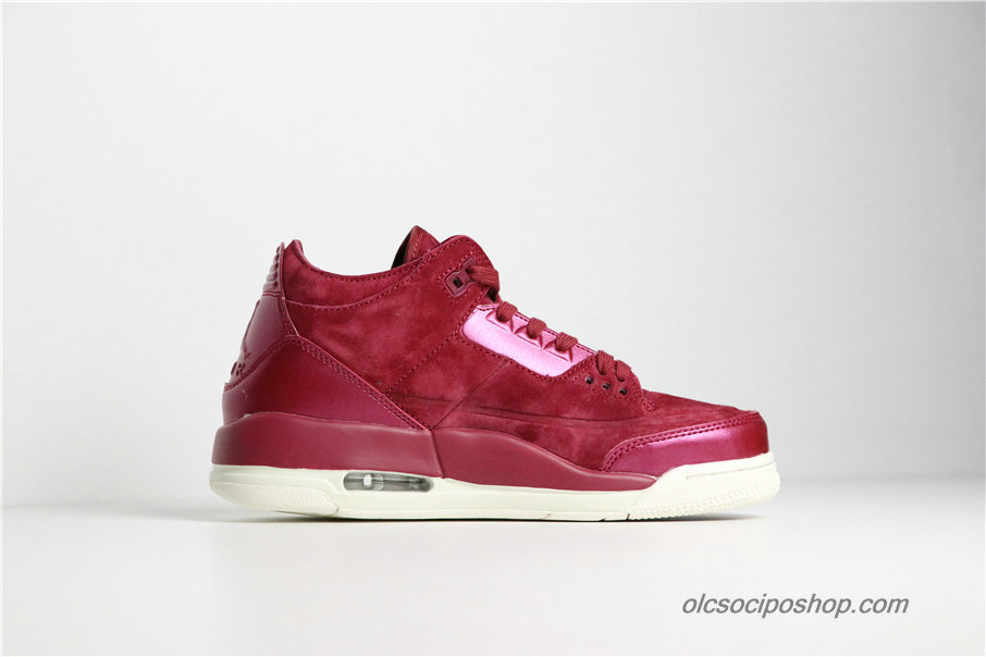 Női Air Jordan 3 Retro SE AJ3 Bordeaux Cipők (AH7859-600)