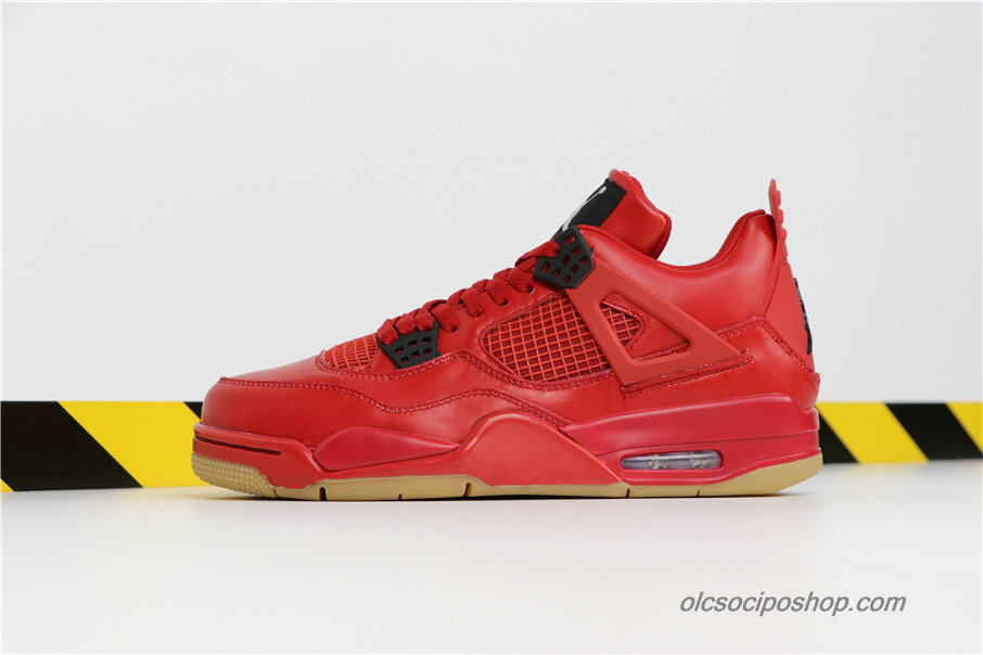 Férfi Air Jordan 4 Retro Singles Day AJ4 Piros/Fekete Cipők (AV3914-600)