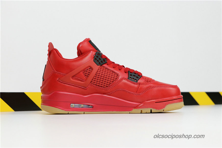 Férfi Air Jordan 4 Retro Singles Day AJ4 Piros/Fekete Cipők (AV3914-600)