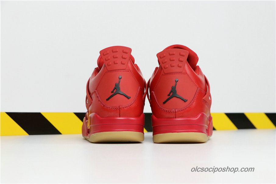 Férfi Air Jordan 4 Retro Singles Day AJ4 Piros/Fekete Cipők (AV3914-600)