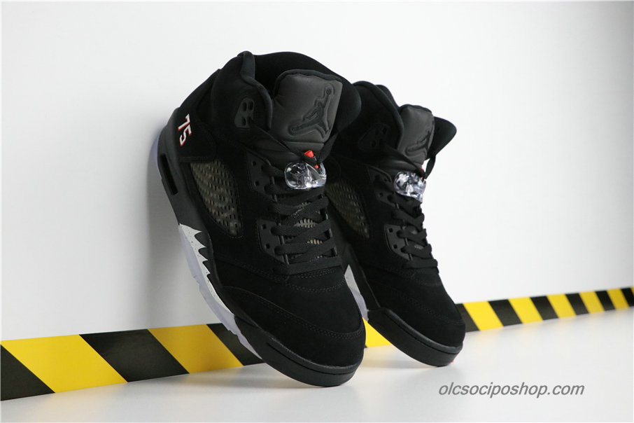 Férfi Air Jordan 5 Retro PSG PARIS AJ5 Fekete Cipők (AV9175-001)