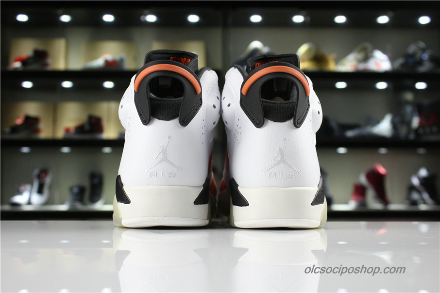 Férfi Air Jordan 6 Retro Gatorade AJ6 Narancs/Fehér/Fekete Cipők (384664-145)