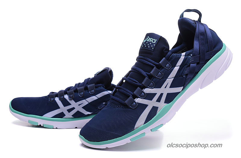 Férfi Asics Gel-Fit Sana 2 Sötétkék/Fehér/Zöld Cipők