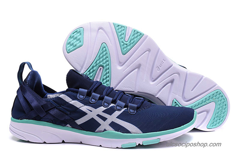 Férfi Asics Gel-Fit Sana 2 Sötétkék/Fehér/Zöld Cipők