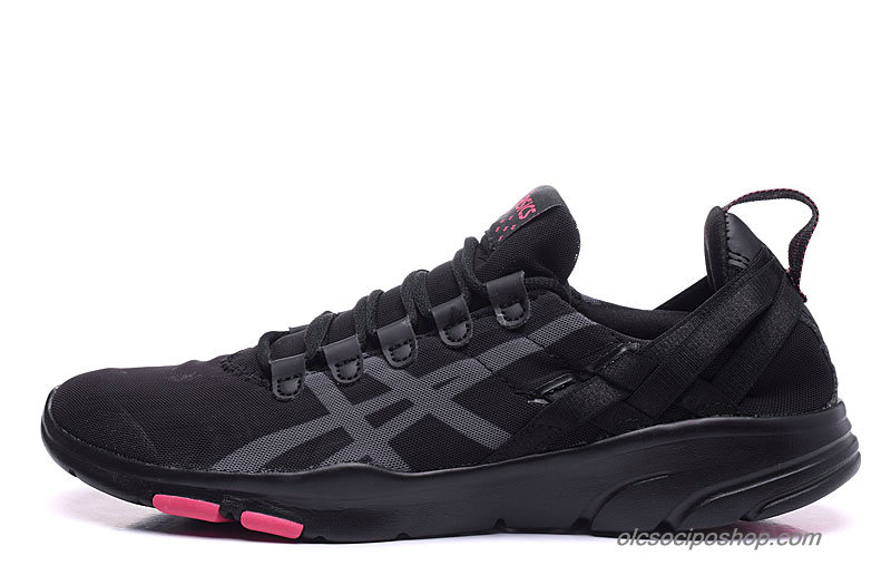 Női Asics Gel-Fit Sana 2 Fekete/Szürke/Rózsaszín Cipők