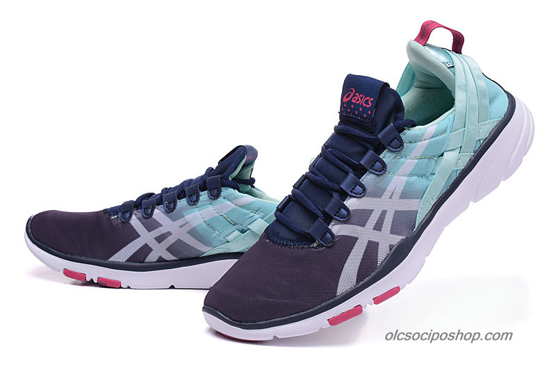 Női Asics Gel-Fit Sana 2 Csokoládé/Zöld/Kék Cipők