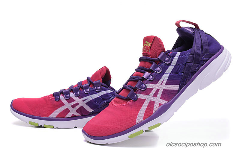 Női Asics Gel-Fit Sana 2 Piros/Fehér/Lila Cipők