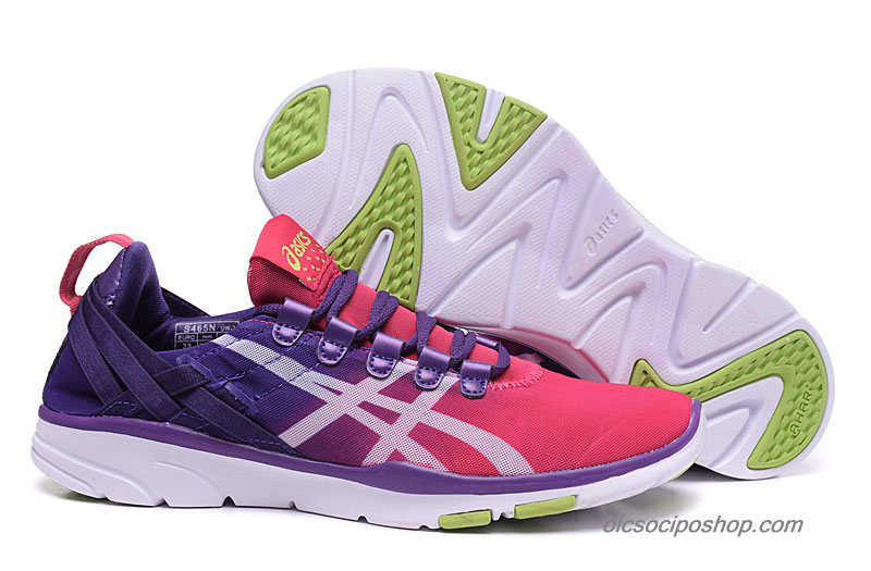 Női Asics Gel-Fit Sana 2 Piros/Fehér/Lila Cipők