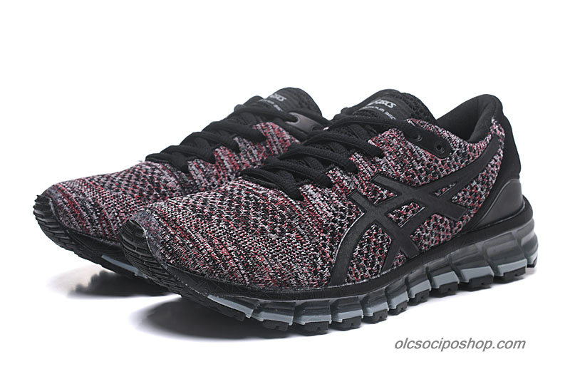 Férfi Asics Gel-Quantum 360 Knit 2 Fekete/Fehér/Piros Cipők