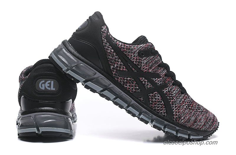 Férfi Asics Gel-Quantum 360 Knit 2 Fekete/Fehér/Piros Cipők