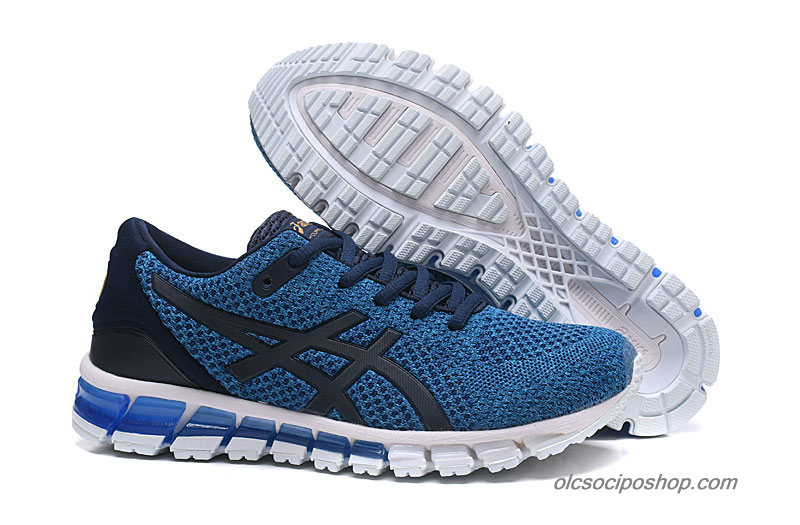 Férfi Asics Gel-Quantum 360 Knit 2 Kék/Fekete/Fehér Cipők