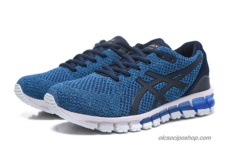 Férfi Asics Gel-Quantum 360 Knit 2 Kék/Fekete/Fehér Cipők