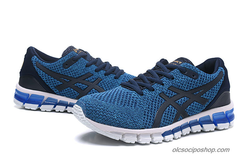 Férfi Asics Gel-Quantum 360 Knit 2 Kék/Fekete/Fehér Cipők