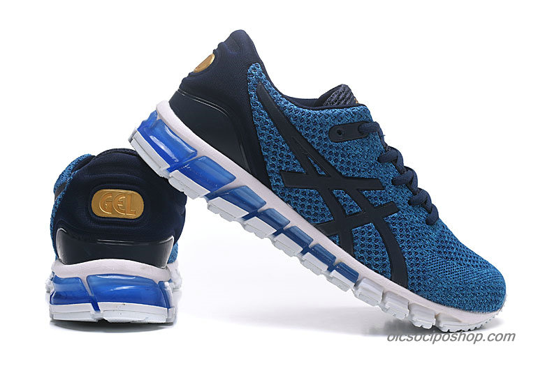 Férfi Asics Gel-Quantum 360 Knit 2 Kék/Fekete/Fehér Cipők