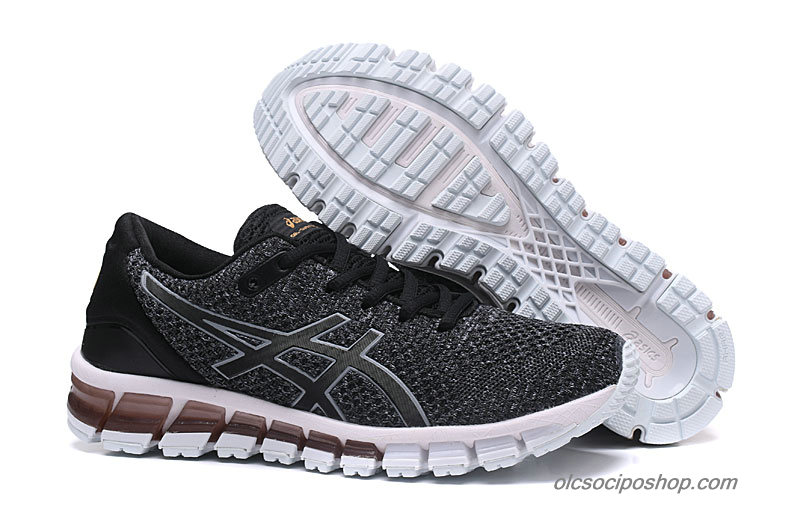 Férfi Asics Gel-Quantum 360 Knit 2 Fekete/Szürke/Fehér Cipők